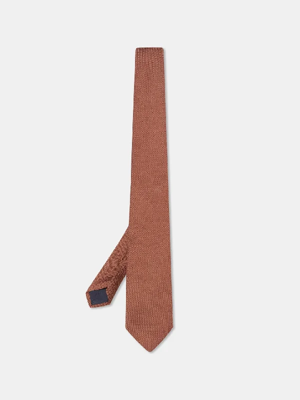 Semi Plain Tie 100% Silk 8cm