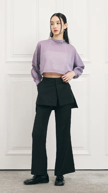 2-in-1 Flared Pants