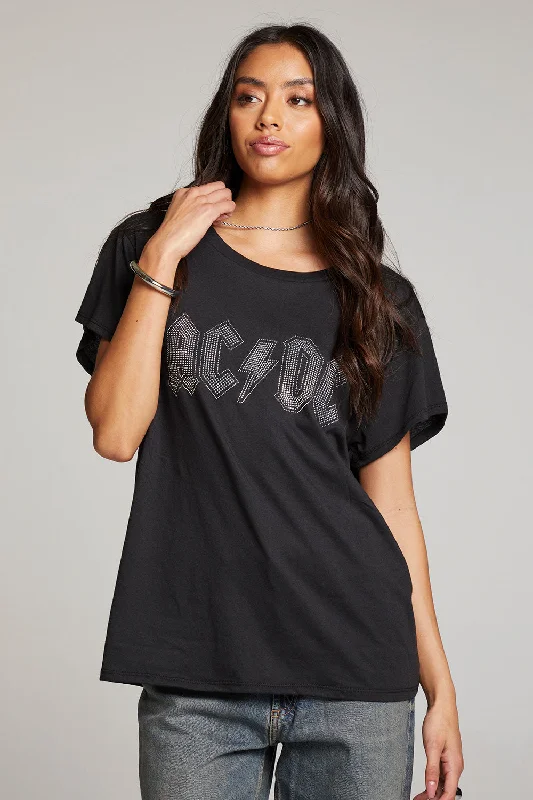 AC/DC Studded Logo Tee