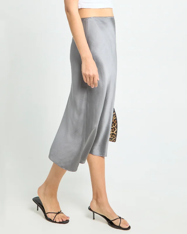 Alaia Silk Midi Skirt