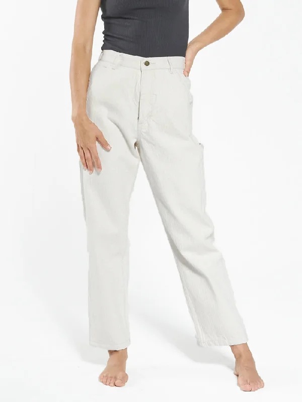 Dell Stripe Carpenter Pant - Unbleached