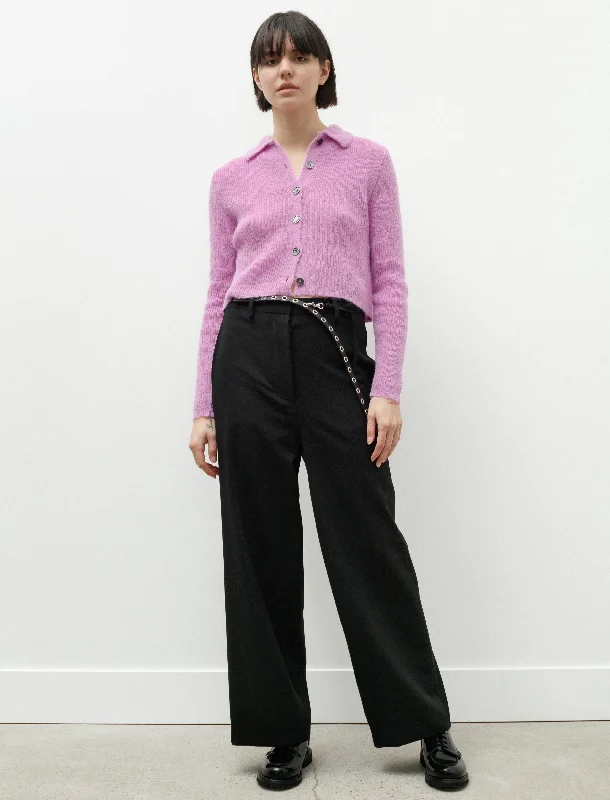 Skater Pants Wool Suiting Black