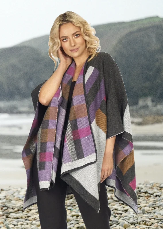 Jimmy Hourihan Shawl With Colour Blocking