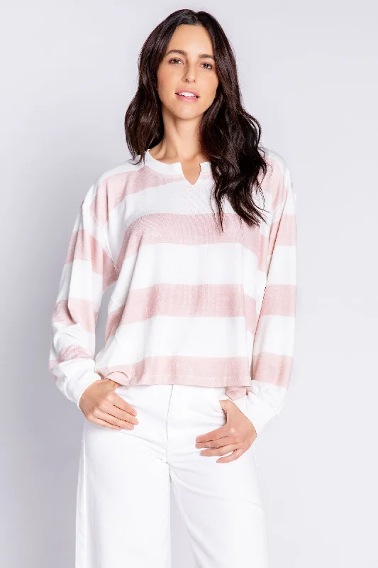 Striped Harbor Lounge Top