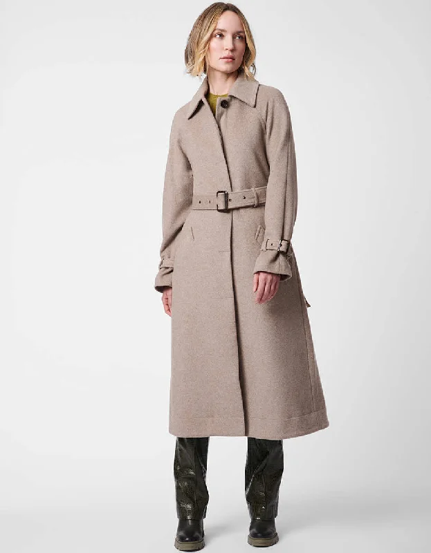 Kensington Belted Wool Coat