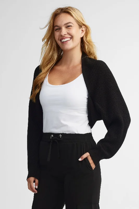 Cardigan boléro en tricot - Femme