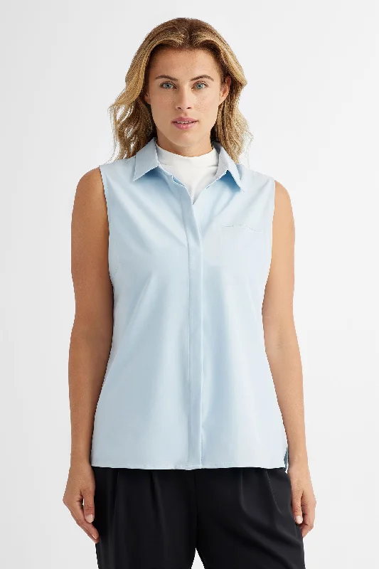 Chemise sans manches à poche BM - Femme