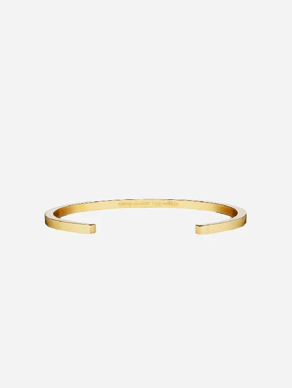 Ilse Collection 316L Stainless Steel Gold Bangle