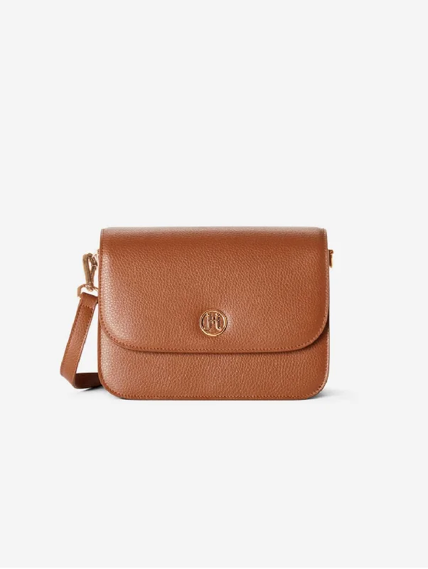 Harmony MIRUM® Vegan Leather Crossbody | Tan