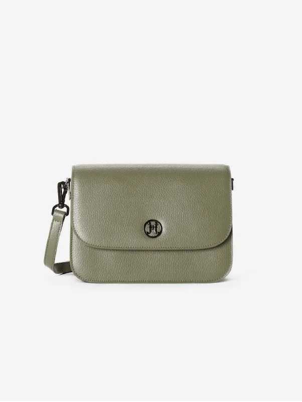 Harmony MIRUM® Vegan Leather Crossbody | Green