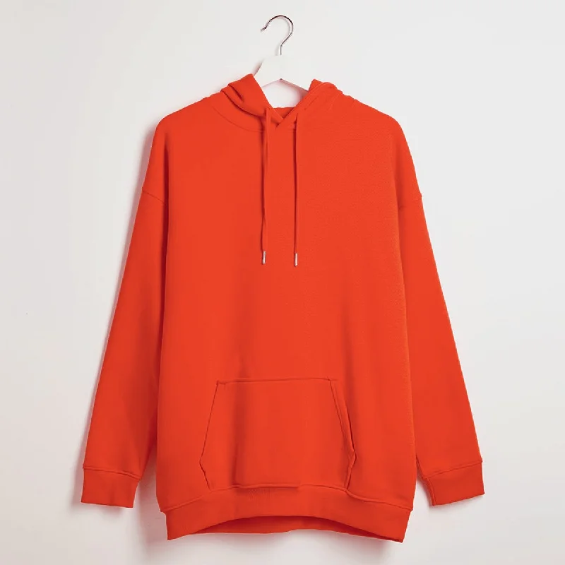 Ladies Orange Hoody