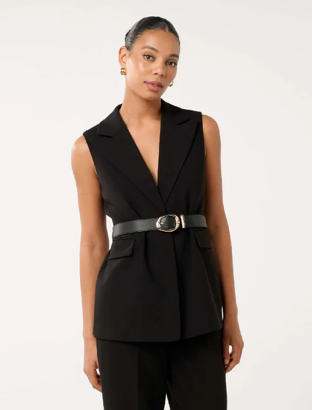 Mackenzie Sleeveless Blazer