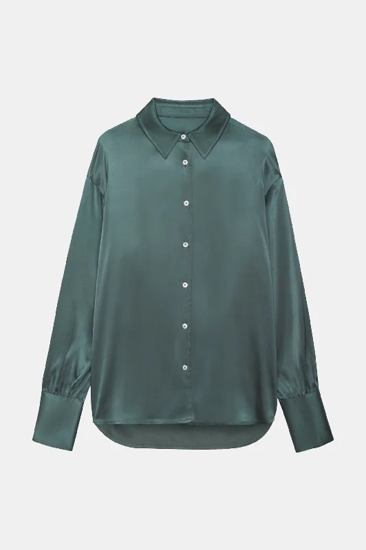 Monica Shirt in Dark Sage