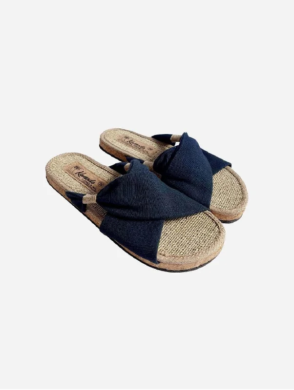 Helena Women's Organic Cotton Sandals | Navy