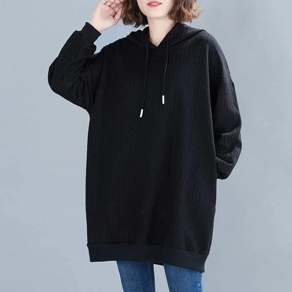 Oversized Women Cotton Casual Hoodies New 2020 Loose Female Hooded Sweatshirt