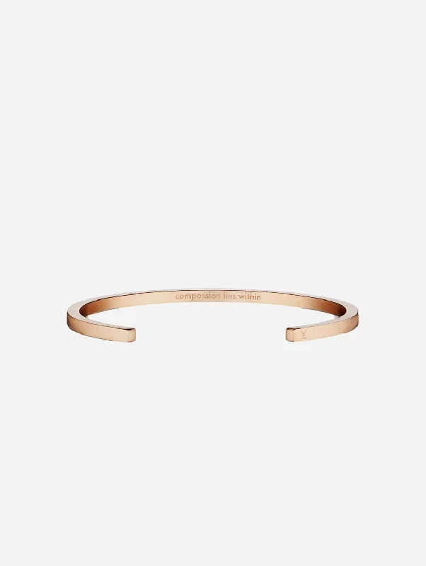 Ilse Collection 316L Stainless Steel Rose Gold Bangle