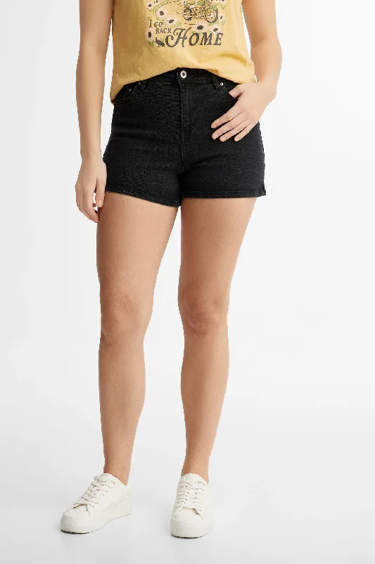 Short en jeans ligne A - Femme