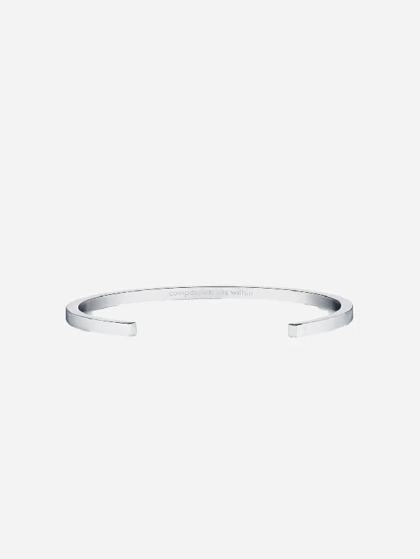 Ilse Collection 316L Stainless Steel Silver Bangle