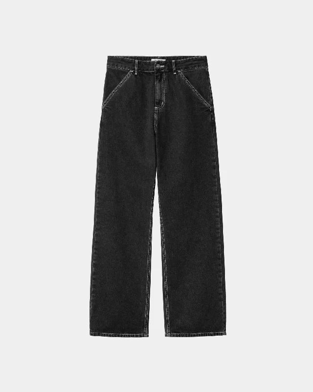 Women’s Simple Pant | Black (stone washed)