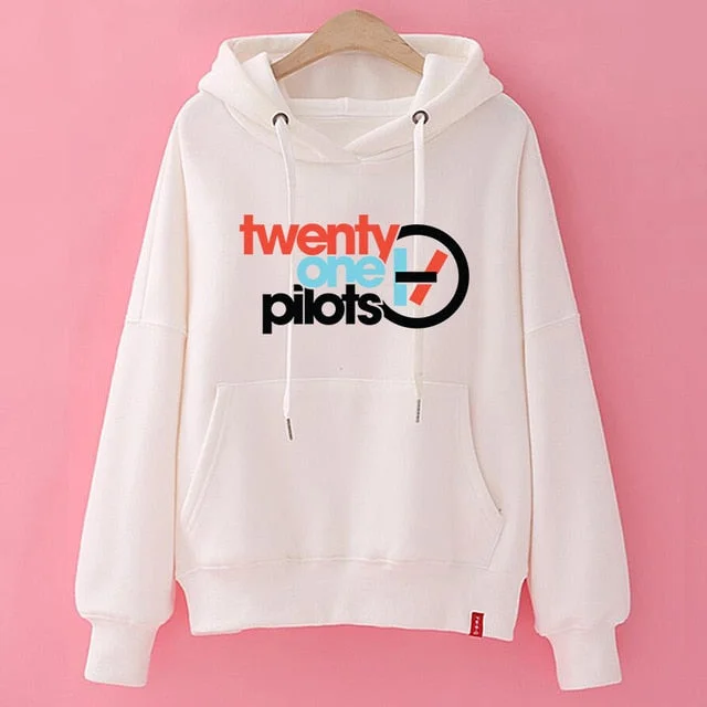 Women twenty one pilots Hoodie Woman Spring Autumn Harajuku Hoodies And Sweatshirts Female 21 pilot Hoody