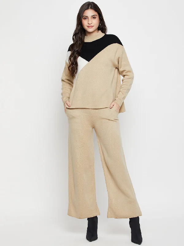 Cantabil Women Beige Co-Ord Set