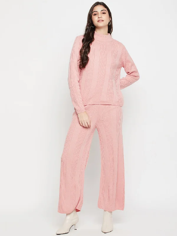 Cantabil Women Dark Pink Co-Ord Set