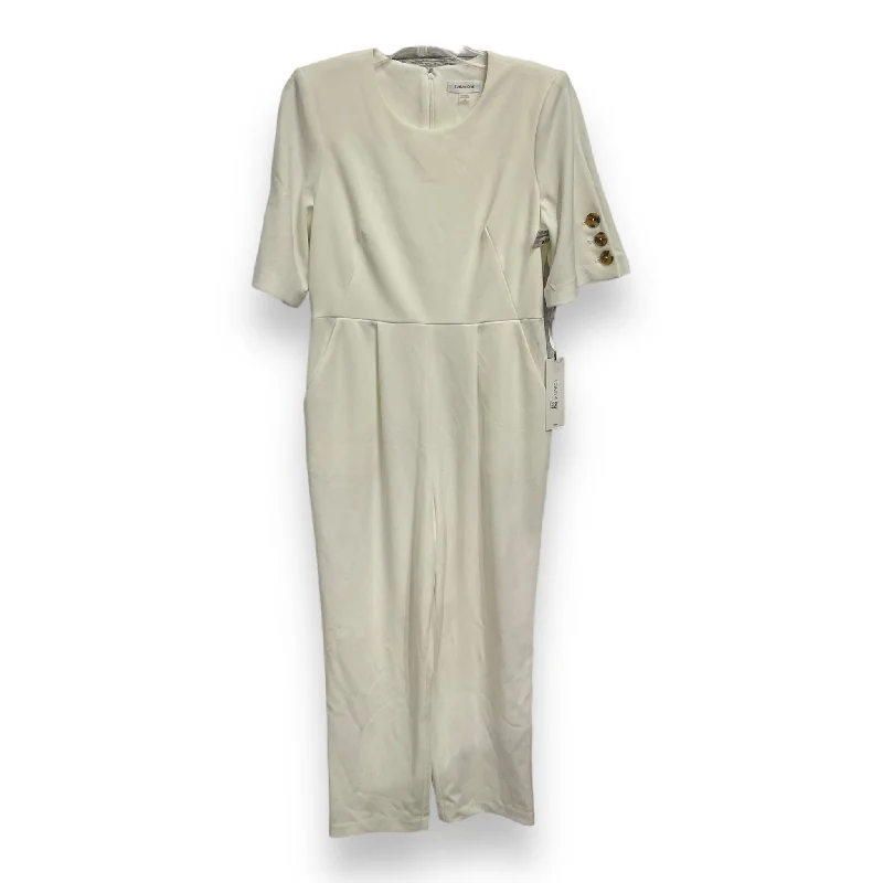 Jumpsuit By Calvin Klein In Cream, Size: 10