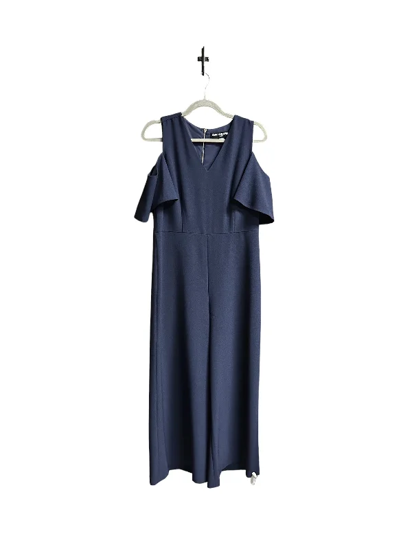 Jumpsuit By Karl Lagerfeld In Navy, Size: 10