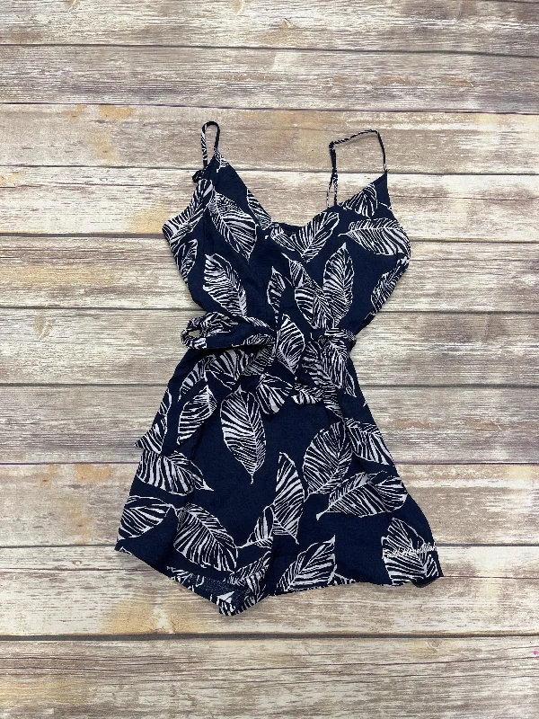 Romper By Shein In Navy, Size: Xs