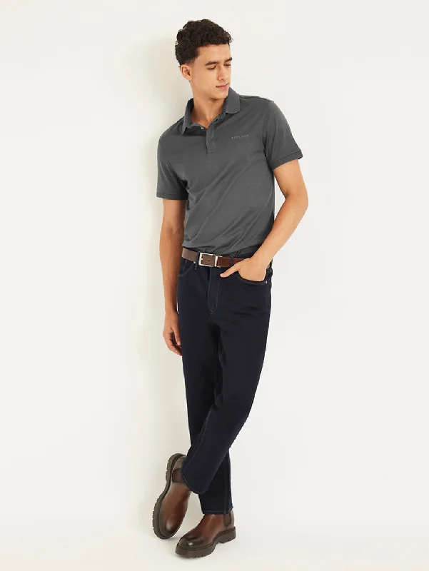 Men's Shirts with Graphic SleevesMen's Solid Slim Fit Polo T-Shirt