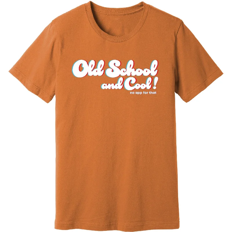 Breathable Men's Mesh TopsOld School and Cool, no app for that