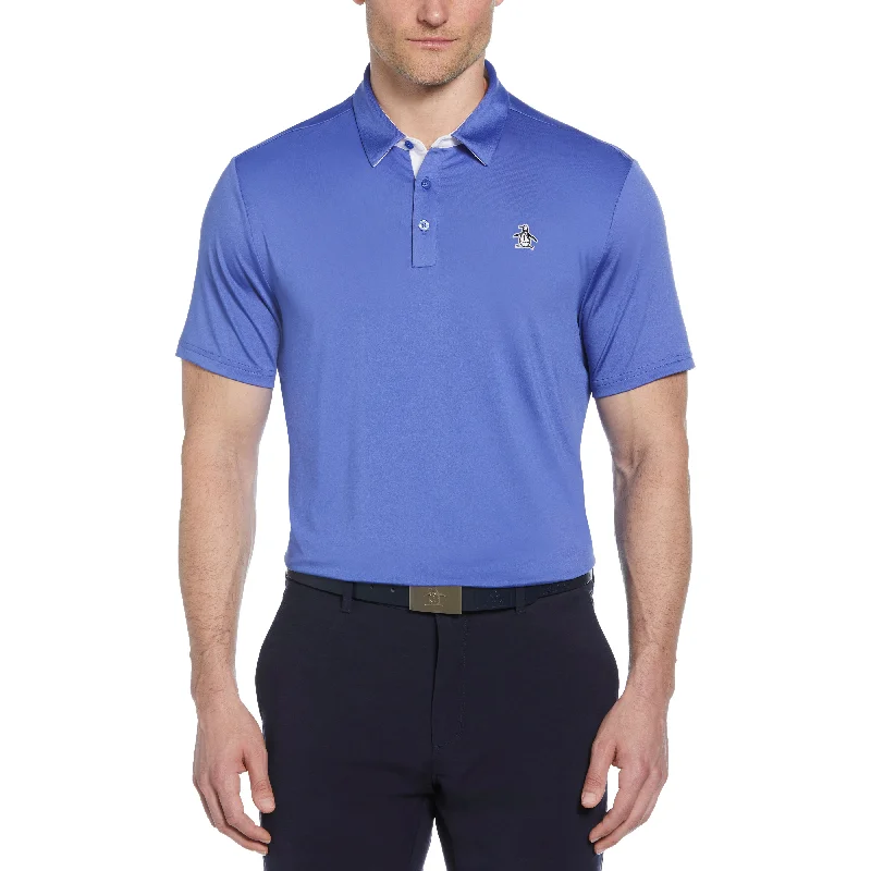 Men's Shirts with Adjustable CuffsOriginal Block Design Golf Polo