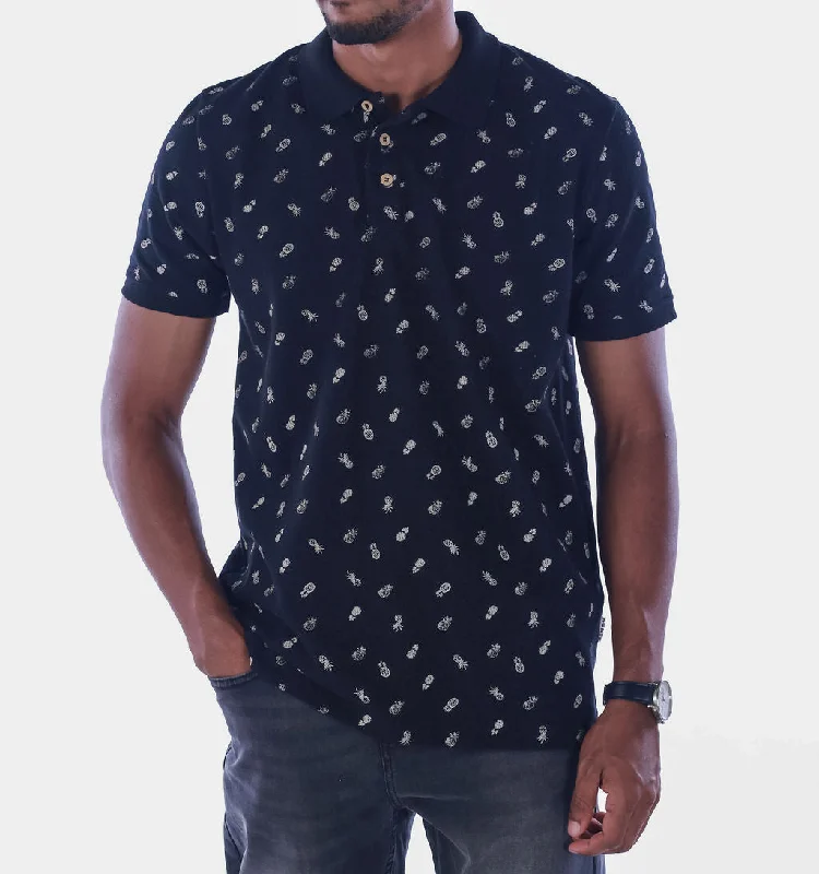Men's Long-Sleeved ShirtsPINEAPPLE GOLFER - BLACK
