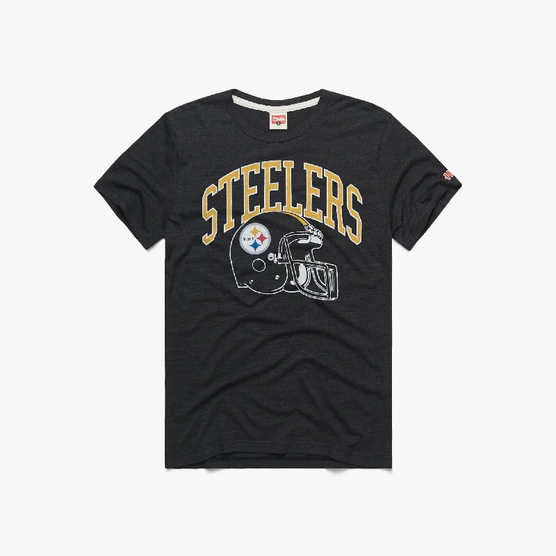 Men's Shirts with Button-Down CollarsPittsburgh Steelers Helmet
