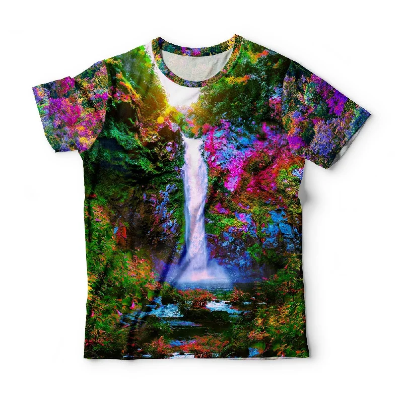 Men's Dressy Shirts for Formal EventsPsychedelic Forest T-Shirt