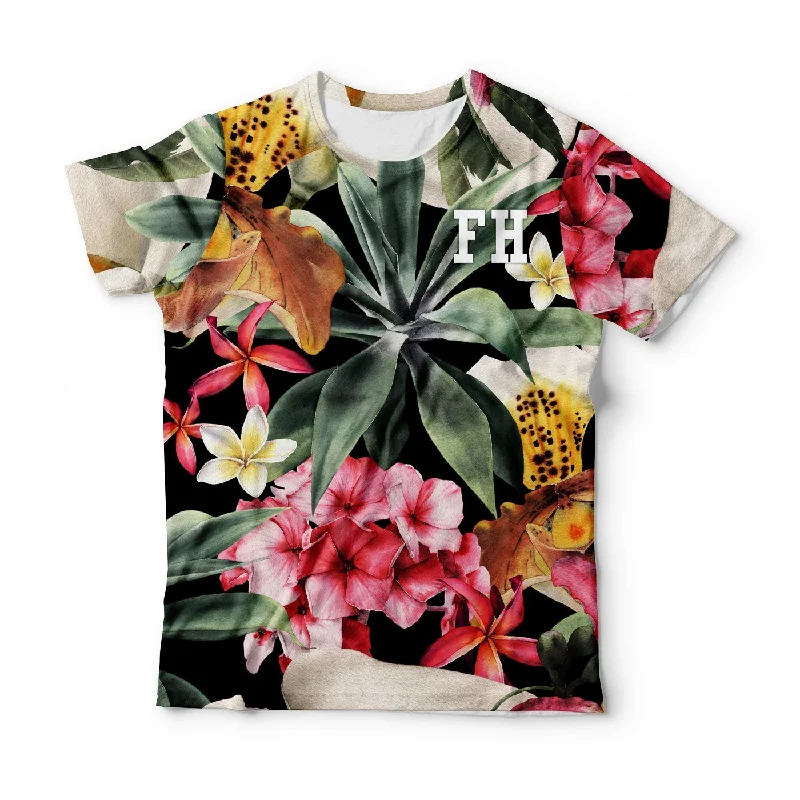 Men's Shirts with Short PlacketsSecret Garden T-Shirt