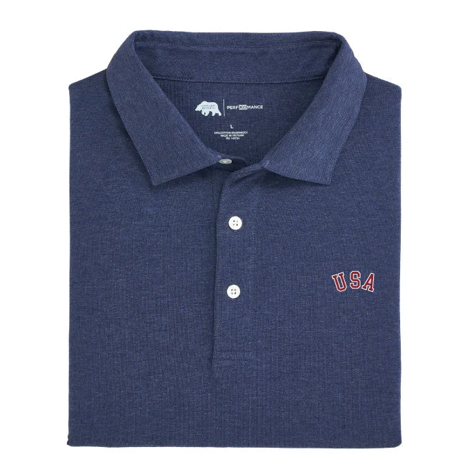 Men's Casual Shirts for Everyday WearUSA Solid Icon Polo - Naval Academy
