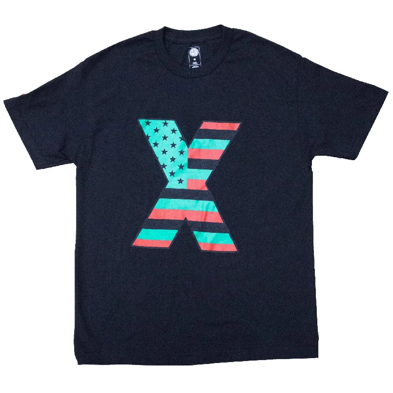 Men's Shirts with Snap ButtonsAmerican “X” T-Shirt