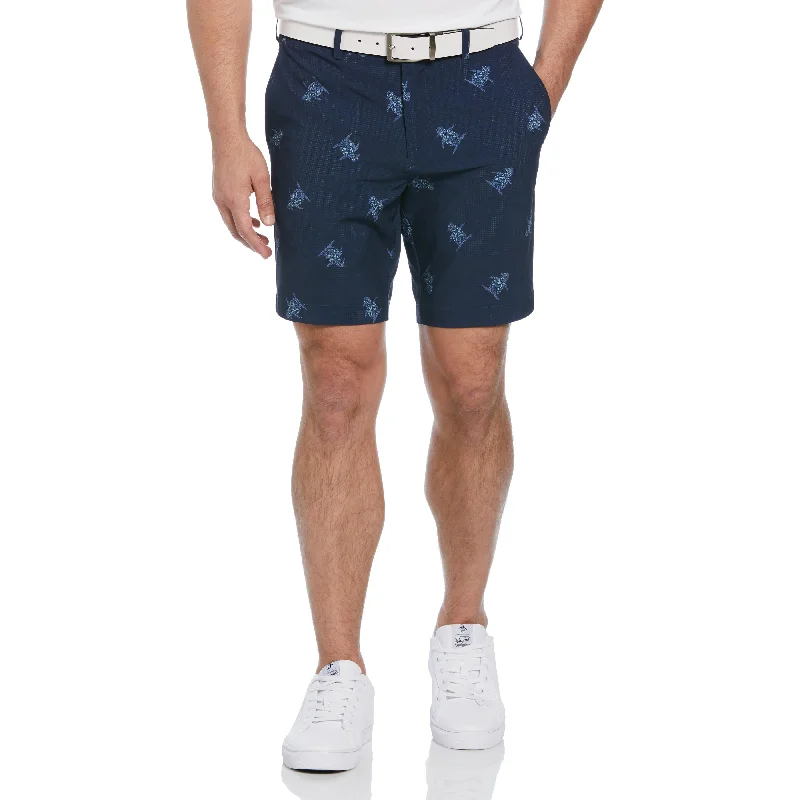 Men's Corduroy Pants for Fall60's Floral Pete Print Golf Shorts
