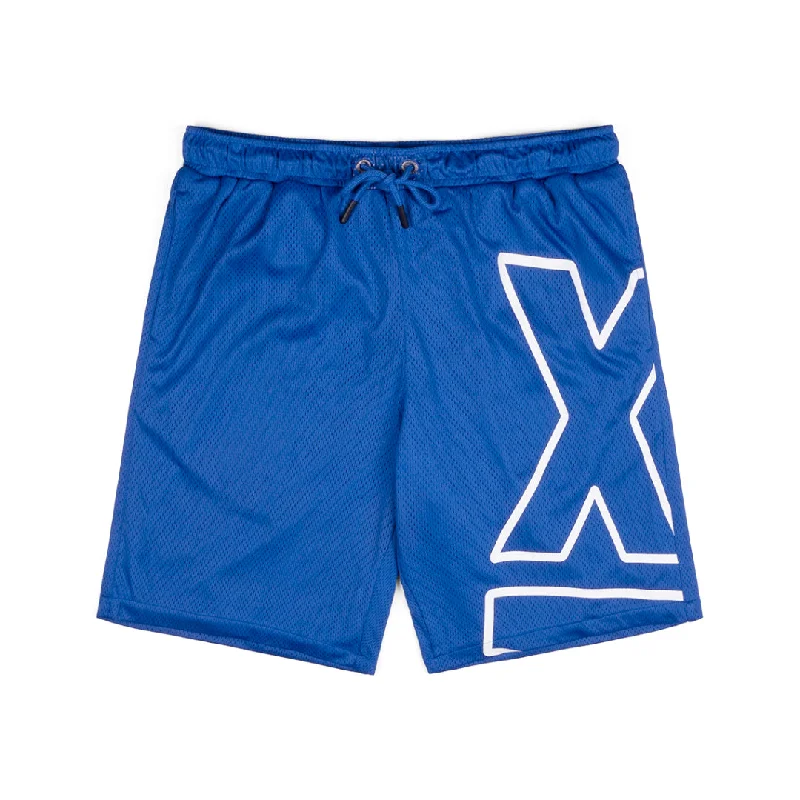 Men's Pants with Wrinkle-Resistant FabricBig X Mesh Shorts