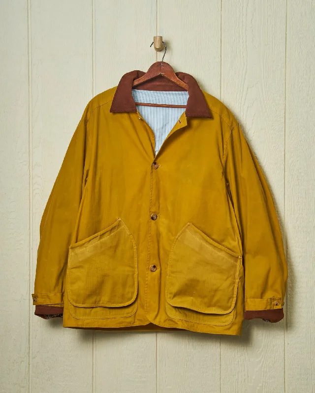 Men's Casual Friday Shirts for Relaxed Office DaysGamekeeper Jacket in Goldenrod Waxed Canvas