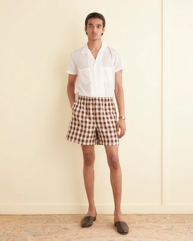 Men's Patterned Pants with PlaidsGilbert Check Shorts
