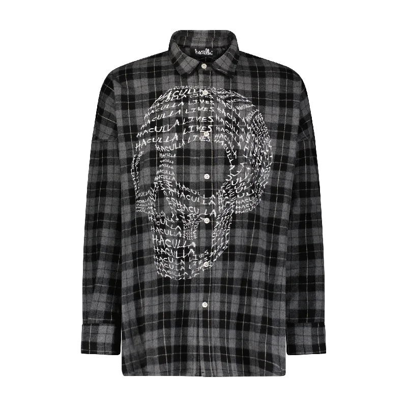 Men's Crew Neck T-Shirts for Everyday WearHACULLA LIVES SKULL WOVEN SHIRT
