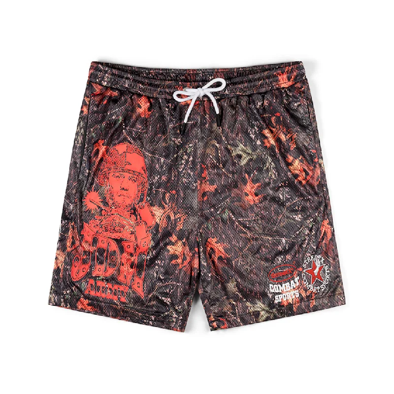 Men's Pants with Button-CuffsJDM Army Mesh Shorts