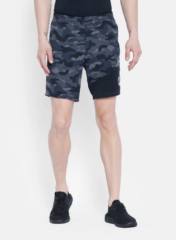 Men's Tapered Pants for a Slimming EffectMens Grey Printed Short