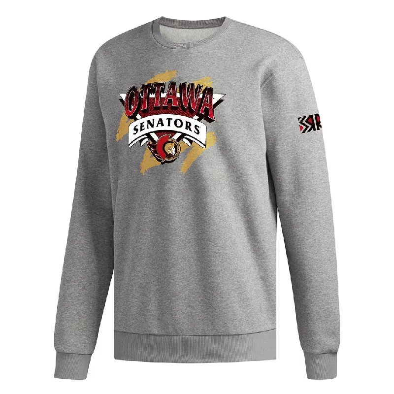 Men's Three-Quarter Sleeved Topsadidas - Men's Ottawa Senators Vintage Crew Sweatshirt (HN6397)