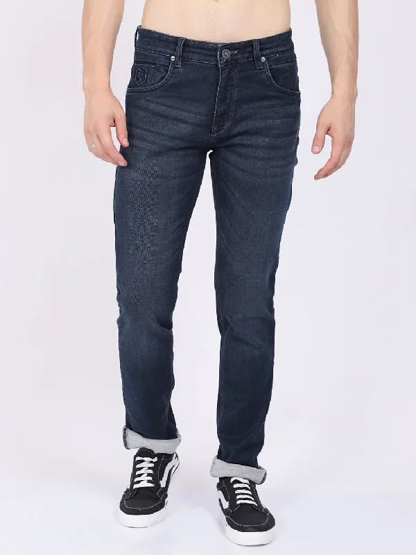 Zip-Fly Men's JeansMen's Ultra Narrow fit Light Fade Carbon Blue  Jeans