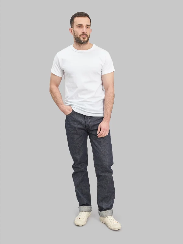 Leather Patch Men's JeansDenime By Warehouse & Co. "Lot. 220A" Offset XX Model 14.5oz Regular Straight Jeans
