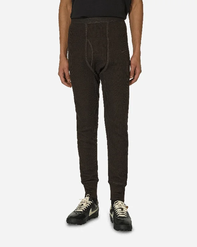 Men's Jeans with EmbroideryBode Rec. Thermal Pants Shadow Brown
