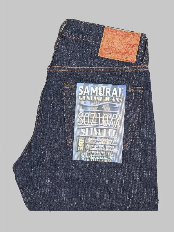 Comfortable Men's JeansSamurai Jeans S0710XX "Otokogi" 15oz Slim Straight Jeans